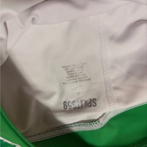 Splits59 Green and White Tank and skort set - Picture 6 of 7